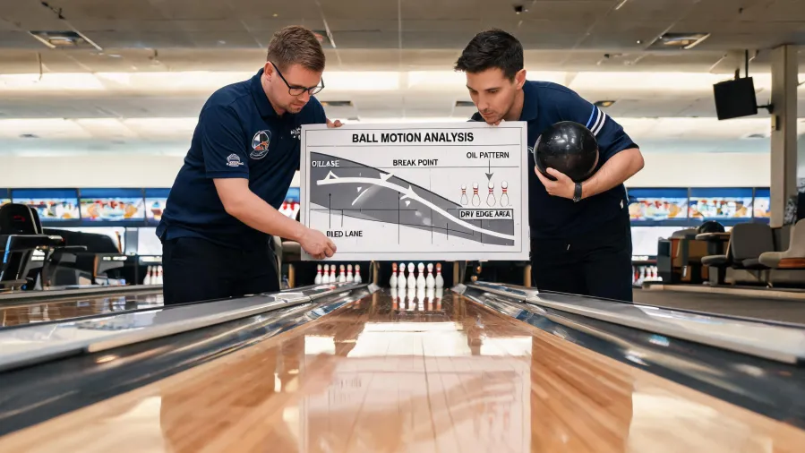 Bowling ball motion analysis