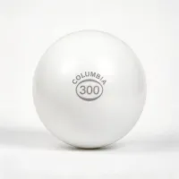 White spare bowling ball