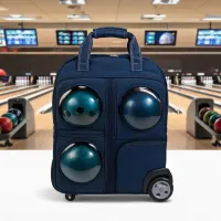Three ball bowling bag